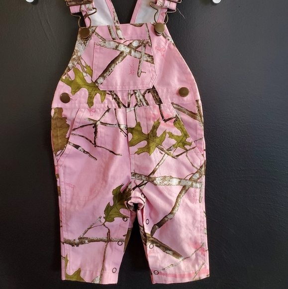 Other - Realtree Baby Girl Pink Overalls